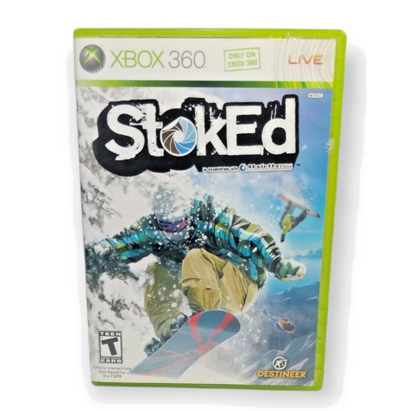 Destineer Stoked Microsoft Xbox 360, 2009 Snowboarding Complete - Picture 2 of 3